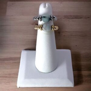 NWT Wool + Pepper Co. Matte Amazonite Ring